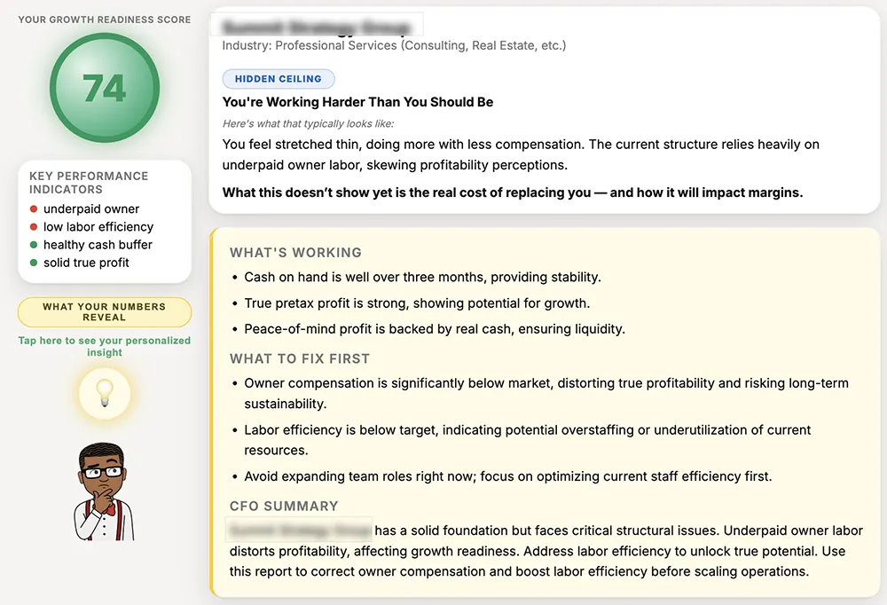 Professional Services GRS Report